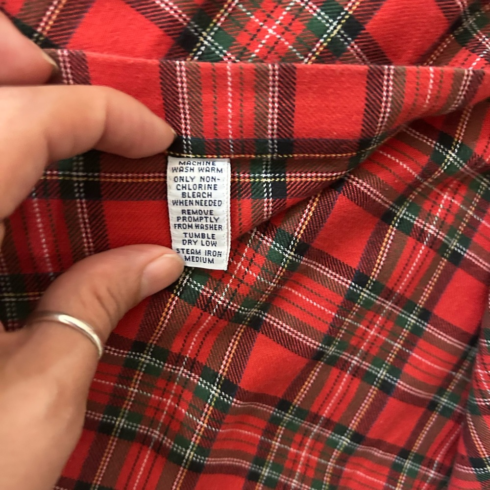 Vintage Lauren Ralph Lauren the Blake red plaid button down - Picture 3 of 11